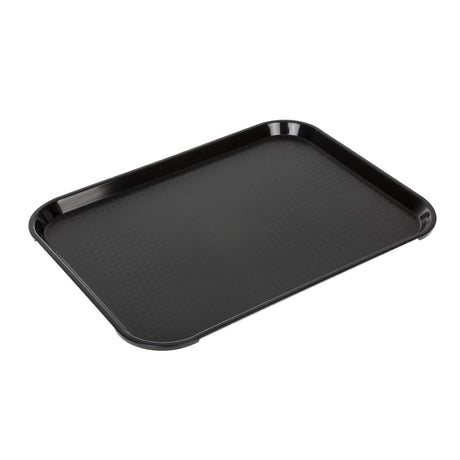 Cambro Polypropylene Fast Food Tray Black 410mm - DE312  Cambro   