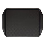 Cambro Polypropylene Handled Fast Food Tray Black 430mm - DE314  Cambro   