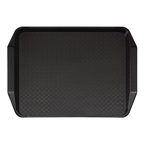 Cambro Polypropylene Handled Fast Food Tray Black 430mm - DE314  Cambro   