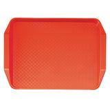 Cambro Polypropylene Handled Fast Food Tray Red 430mm - DE315  Cambro   