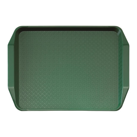 Cambro Polypropylene Handled Fast Food Tray Green 430mm - DE316  Cambro   