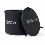 KOVE Core Ice Bath – Compact Upright Cold Plunge (Chiller Compatible) Black Ice Baths & Cold Plunges Kove Designs