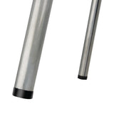 Bolero Galvanised Steel Low Stools with Wooden Seatpad (Pack of 4) - DE478 Metal Bar Stools Bolero   