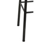 Bolero Cantina High Stools with Wooden Seat Pad Black (Pack of 4) - DE482 Metal Bar Stools Bolero   
