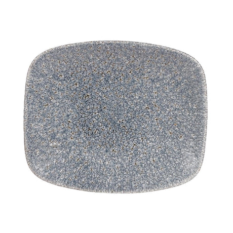 Churchill Studio Prints Raku Rectangular Plates Topaz Blue 154mm (Pack of 12) - DE576 Plates Churchill
