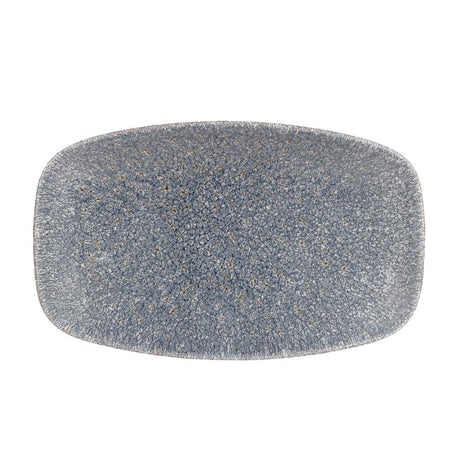 Churchill Studio Prints Raku Rectangular Plates Topaz Blue 200mm (Pack of 12) - DE578 Plates Churchill