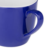 Olympia Kristallon Gala Colour Rim Melamine Mug Blue 285ml (Pack of 6) - DE609 Melamine and Polycarbonate Olympia   