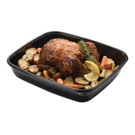 Fastpac Medium Rectangular Food Containers 900ml (Pack of 300) - DE763 Takeaway Food Containers FastPac   