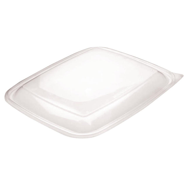 Fastpac Medium Rectangular Food Container Lids 900ml / 32oz (Pack of 300) - DE764 Takeaway Food Containers FastPac   