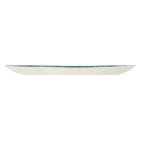 Churchill Studio Prints Raku Oblong Plate 355mm Topaz Blue (Pack of 6) - DE880 Plates Churchill