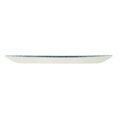 Churchill Studio Prints Raku Oblong Plate Topaz Blue 298mm (Pack of 12) - DE881 Plates Churchill