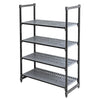 Cambro Camshelving Basics 4 Tier Shelving Starter Unit 1830 x 1374 x 540mm - DE906  Cambro   