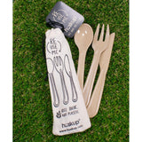 Reusable Rice Husk Cutlery Set - DE930  Huskup   