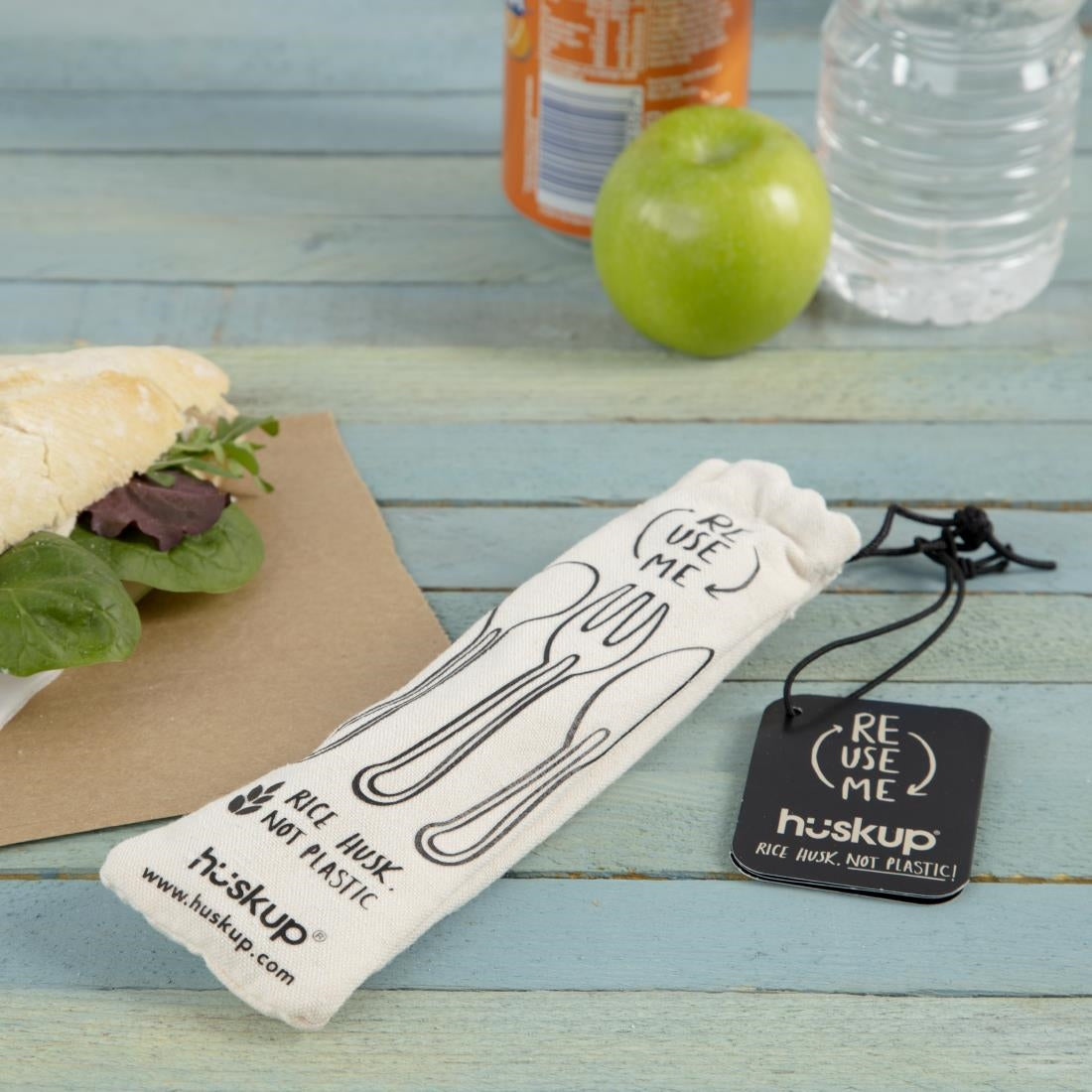 Reusable Rice Husk Cutlery Set - DE930  Huskup   