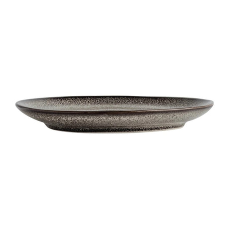 Olympia Mineral Triangular Cappuccino Saucer Grey Stone 150mm (Pack of 6) - DF182 Olympia Crockery Olympia   