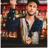 Beaumont Mezclar Tin on Tin Boston Cocktail Shaker Stainless Steel - DF225  Beaumont   