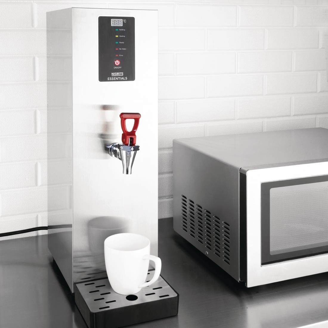 Nisbets Essentials Water Boiler - 8Ltr - DF524 Electric Water Boilers - Automatic Fill Nisbets Essentials