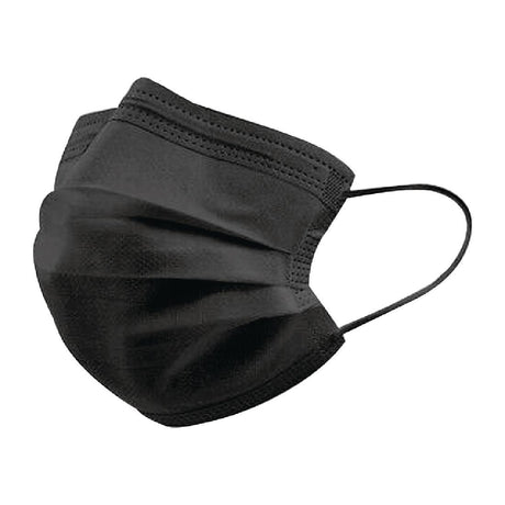 Black Type IIR Front of House Face Masks (Pack of 50) - DF589  Omnitex   