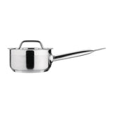 Nisbets Essentials Stainless Steel Saucepan With Lid 14cm - DF669  Nisbets Essentials   