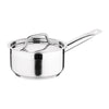 Nisbets Essentials Stainless Steel Saucepan With Lid 14cm - DF669  Nisbets Essentials   