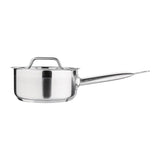 Nisbets Essentials Stainless Steel Saucepan With Lid 16cm - DF670  Nisbets Essentials   