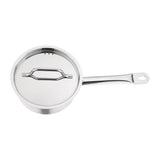 Nisbets Essentials Stainless Steel Saucepan With Lid 20cm - DF671  Nisbets Essentials   