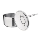 Nisbets Essentials Stainless Steel Saucepan With Lid 20cm - DF671  Nisbets Essentials   