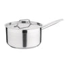 Nisbets Essentials Stainless Steel Saucepan With Lid 20cm - DF671  Nisbets Essentials   