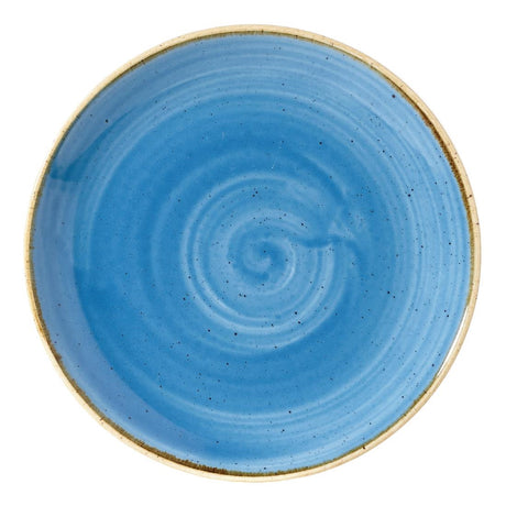 Churchill Stonecast Round Coupe Plates Cornflower Blue 165mm - DF767 Plates Churchill