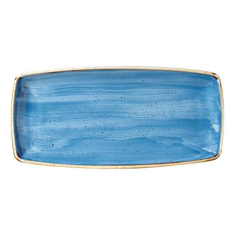 Churchill Stonecast Rectangular Plate Cornflower Blue 295 x 150mm - DF772 Plates Churchill