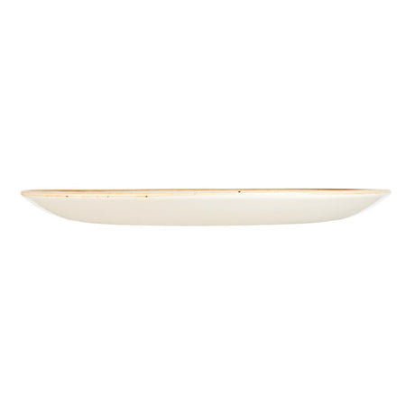 Churchill Stonecast Round Coupe Plates Mustard Seed Yellow 288mm - DF784 Plates Churchill
