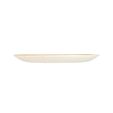 Churchill Stonecast Round Coupe Plates Mustard Seed Yellow 260mm - DF785 Plates Churchill
