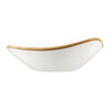 Churchill Stonecast Triangle Bowls Mustard Seed Yellow 229mm - DF790 Bowls Churchill