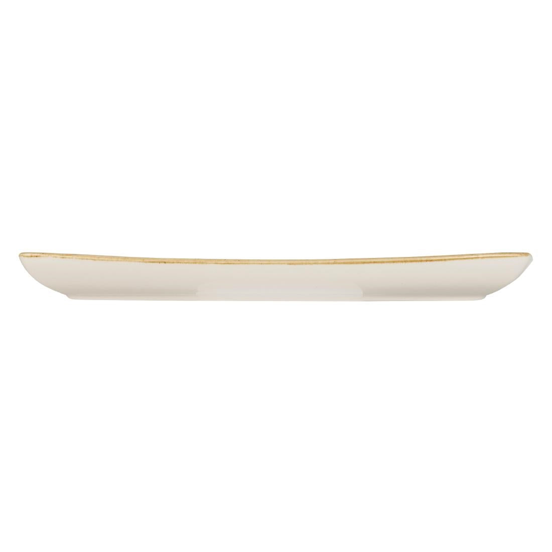 Churchill Stonecast Rectangular Plate Mustard Seed Yellow 350 x 185mm - DF792 Plates Churchill