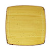 Churchill Stonecast Deep Square Plate Mustard Seed Yellow 260mm (Pack of 6) - DF793 Plates Churchill