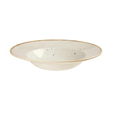 Churchill Stonecast Round Wide Rim Bowls Barley White 240mm - DF799 Bowls Churchill