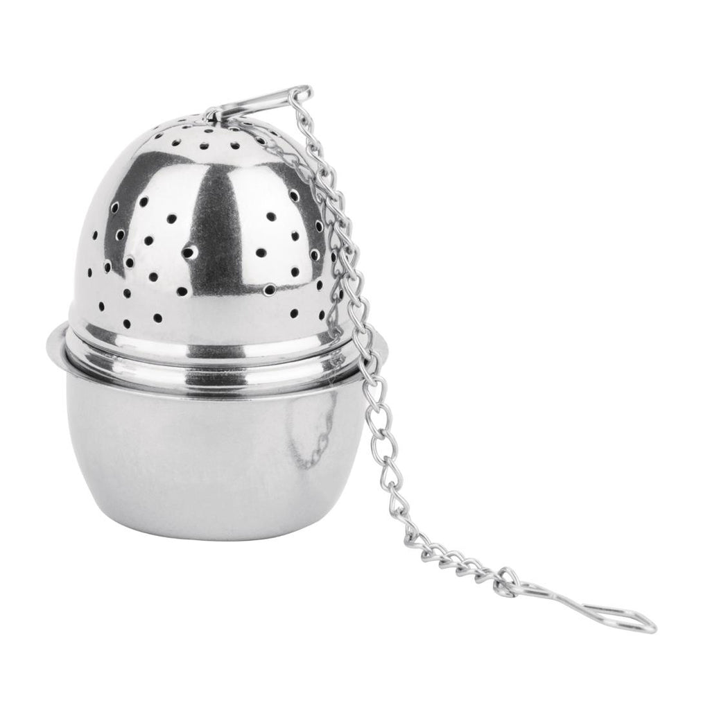 Olympia Oval Stainless Steel Tea Strainer 40(Ø) x 55(H)mm - DF898  Olympia   