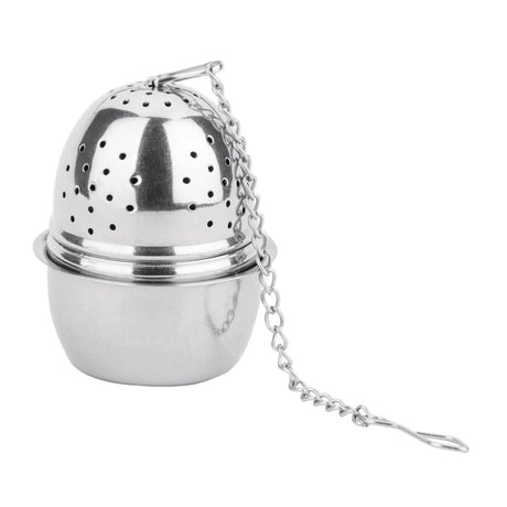 Olympia Oval Stainless Steel Tea Strainer 40(Ø) x 55(H)mm - DF898  Olympia   