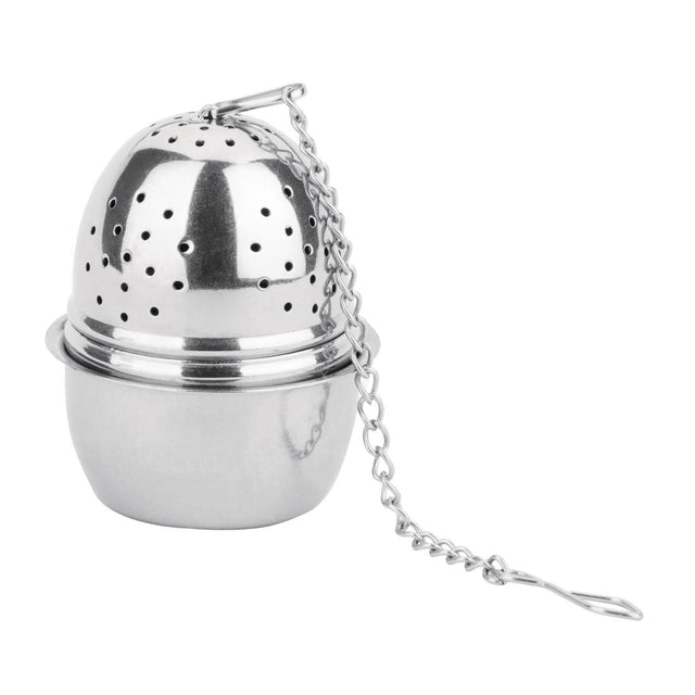 Olympia Oval Stainless Steel Tea Strainer 40(Ø) x 55(H)mm - DF898  Olympia   