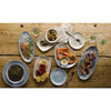 Churchill Raku Oblong Chef Plates Agate Grey 157 x 237mm (Pack of 12) - DF903 Plates Churchill