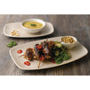 Churchill Raku Oblong Chef Plates Agate Grey 157 x 237mm (Pack of 12) - DF903 Plates Churchill