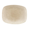 Churchill Raku Oblong Chef Plates Agate Grey 202 x 261mm (Pack of 12) - DF904 Plates Churchill