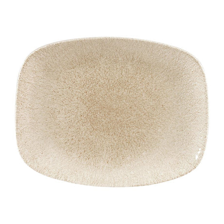 Churchill Raku Oblong Chef Plates Agate Grey 202 x 261mm (Pack of 12) - DF904 Plates Churchill