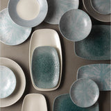 Churchill Raku Oblong Chef Plates Jade Green 157 x 237mm (Pack of 12) - DF914 Plates Churchill
