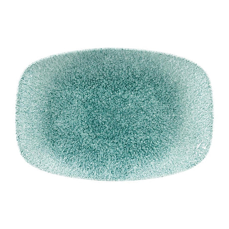Churchill Raku Oblong Chef Plates Jade Green 157 x 237mm (Pack of 12) - DF914 Plates Churchill