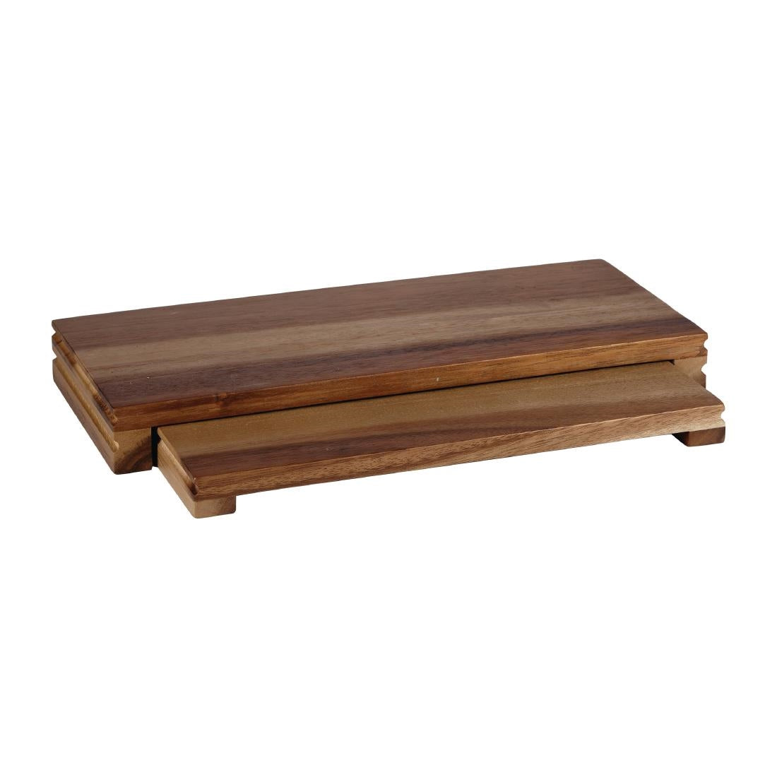 Churchill Alchemy Buffet Wooden Rectangular Presentation Boards 396mm - DF983 Churchill Alchemy Fine China Churchill   