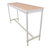 Gopak Enviro Indoor Beech Effect Rectangle Poseur Table 1800mm - DG130-BE Faux Wooden Tables Gopak   
