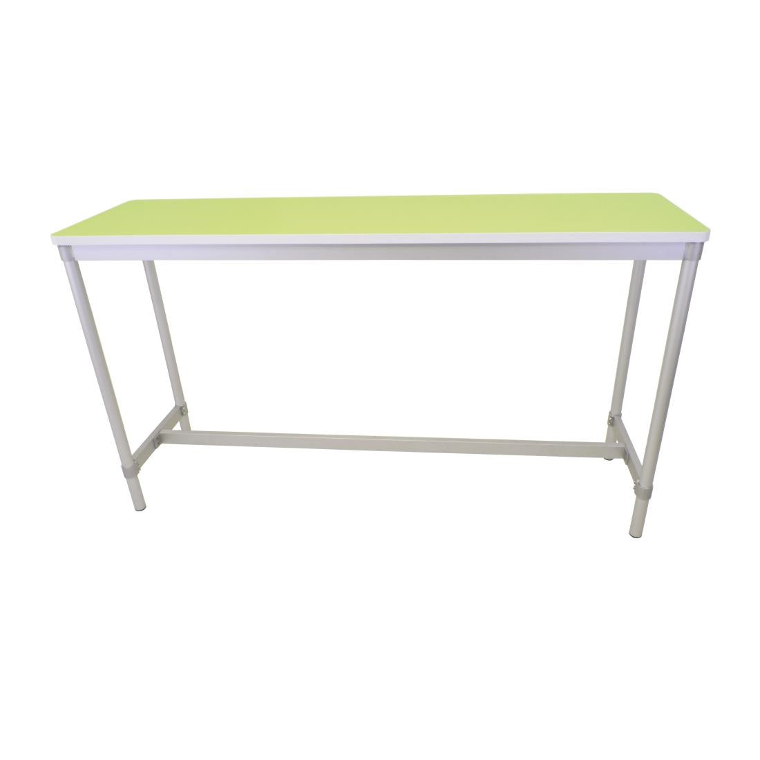 Gopak Enviro Indoor Bright Green Rectangle Poseur Table 1800mm - DG130-BG Faux Wooden Tables Gopak   