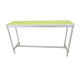 Gopak Enviro Indoor Bright Green Rectangle Poseur Table 1800mm - DG130-BG Faux Wooden Tables Gopak   
