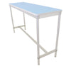 Gopak Enviro Indoor Pastel Blue Rectangle Poseur Table 1800mm - DG130-PB Faux Wooden Tables Gopak   